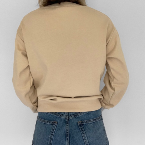 Autumn Embroidered Woman Crew Sweatshirt - Picture 7 of 9